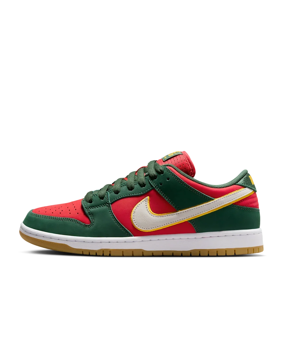 Nike Dunk Low – Court Flame “Forest Red” Edition Techwosell